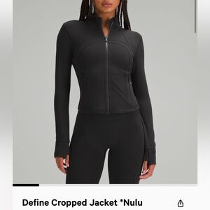 Lululemon Define Cropped Jacket